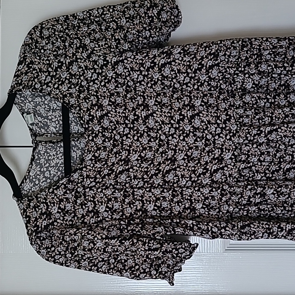 Tiered floral dress